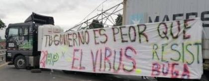 Bannière Tu govierno es peor que el virus Bannière Tu govierno es peor que el virus