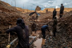 Cette mine illégale, près de Caucasia, Colombie, vend et fournit de l'or à la Monnaie Royale Canadienne